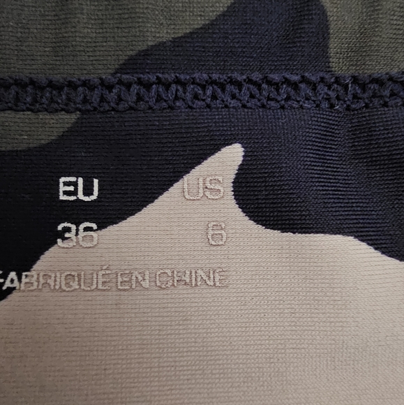 The Upside Heritage Camo Midi Pant Size 6 Athletic Leggings Drawstring Waist - Picture 6 of 10